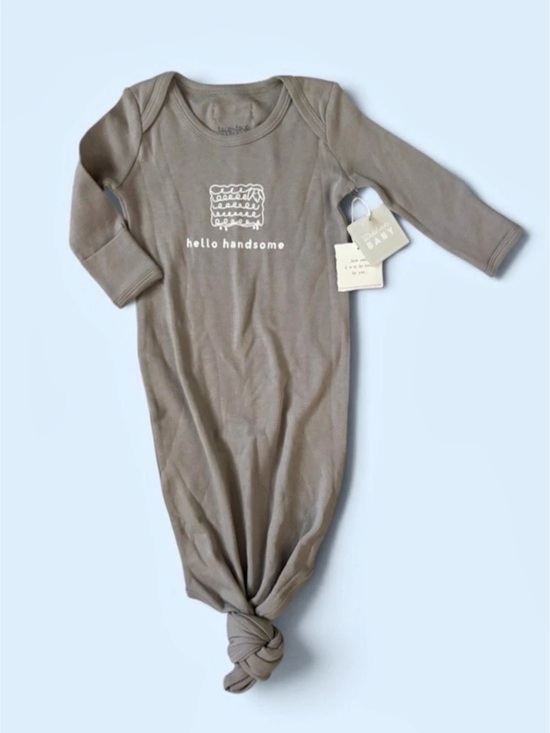 face+face Other - face+face Steven Baby Gray Knotted Gown Sleep Sheep NWT